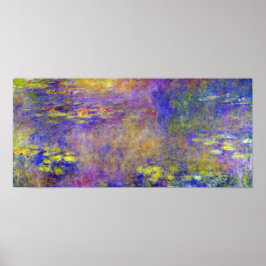 Waterlioenen van Claude Monet Poster