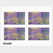 Waterlioenen van Claude Monet Rechthoekige Sticker (Vel)