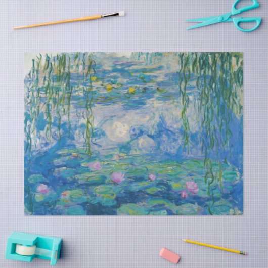 Waterlioenen van Claude Monet Tissuepapier (Craft)