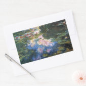 Waterlioenen van Claude Monet,  tuinkunst Rechthoekige Sticker (Envelop)