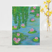 Waterloliezen # 4 kaart (Gele Bloem)