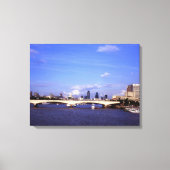 Waterloo Bridge Canvas Afdruk (Voorkant)