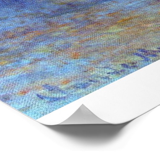 Waterloo Bridge, de zon in mist door Claude Monet Poster (Hoek)