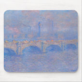 Waterloo Bridge, Effect of Mist by Claude Monet Muismat (Voorkant)