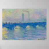 Waterloo Bridge, Fog Effect, 1899-1904 by Monet Poster (Voorkant)