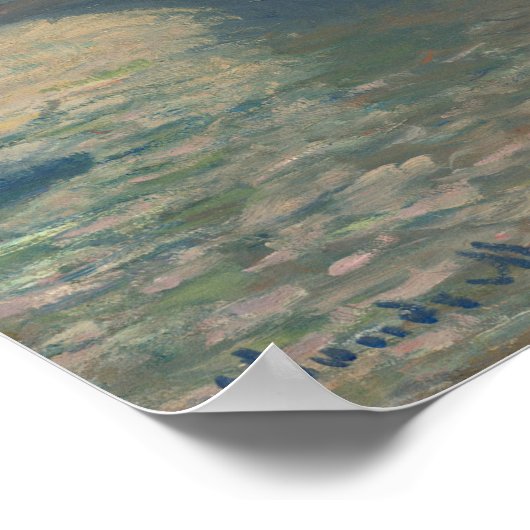 Waterloo Bridge, Grey Day (1903) door Claude Monet Poster (Hoek)