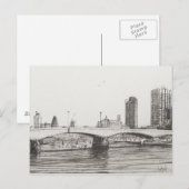 Waterloo Bridge Londen. 10-31-2006 Briefkaart (Voorkant / Achterkant)