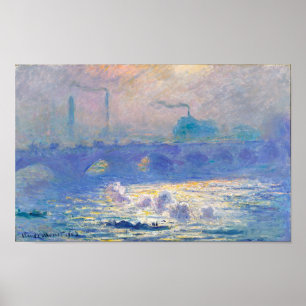 Waterloo Bridge (Londen), Monet Poster