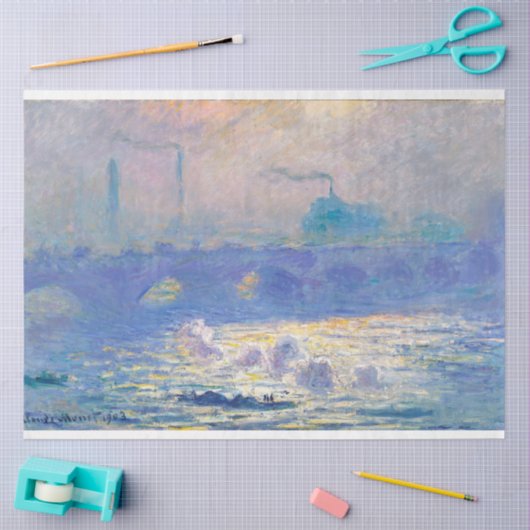 Waterloo Bridge (Londen), Monet Tissuepapier (Craft)