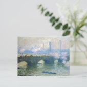 Waterloo Bridge London, Monet Briefkaart (Staand voorkant)
