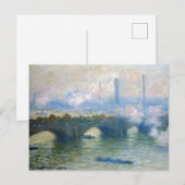 Waterloo Bridge London, Monet Briefkaart (Voorkant / Achterkant)