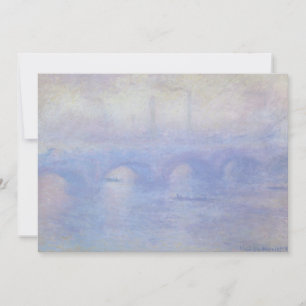 Waterloo Bridge, Mist Effect door Claude Monet