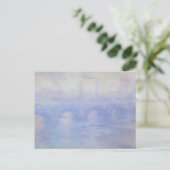 Waterloo Bridge, Mist Effect door Claude Monet Briefkaart (Staand voorkant)