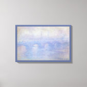 Waterloo Bridge, Mist Effect door Claude Monet Canvas Afdruk (Voorkant)