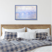 Waterloo Bridge, Mist Effect door Claude Monet Canvas Afdruk (Insitu (Slaapkamer))