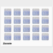 Waterloo Bridge, Mist Effect door Claude Monet Vierkante Sticker (Vel)