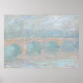 Waterloo Bridge op Sunset - Claude Monet Fine Art Poster (Voorkant)