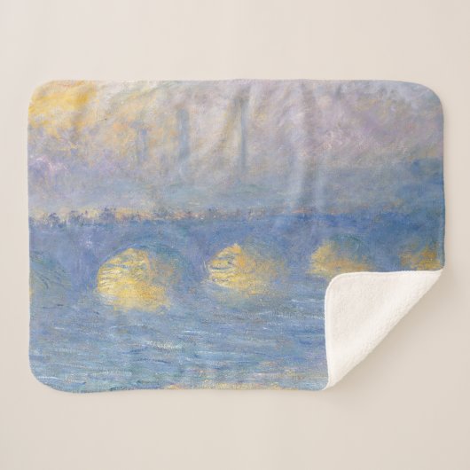 Waterloo Bridge, temps couvert | 1904 Sherpa Deken (Voorkant (horizontaal))