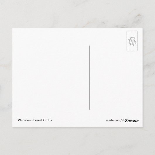 Waterloo Briefkaart (Achterkant)