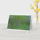 Waterloo Brug, Dawn door Claude Monet Kaart (Gele Bloem)