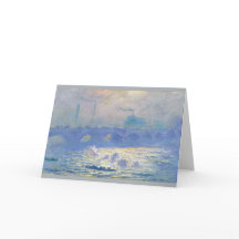 Waterloo Brug door Claude Monet