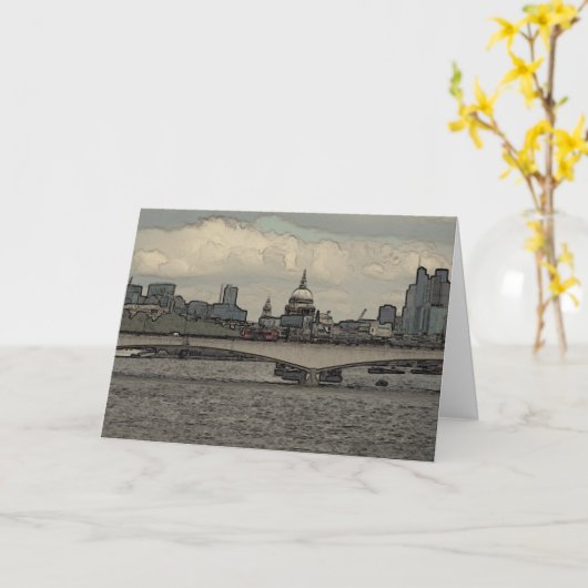 Waterloo Brug, Londen Kaart (Gele Bloem)
