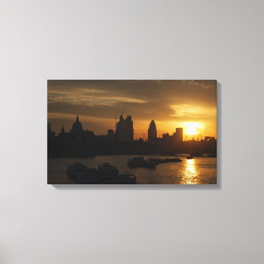 Waterloo Sunset Canvas Afdruk (Voorkant)