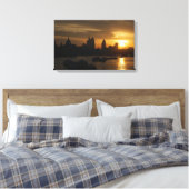 Waterloo Sunset Canvas Afdruk (Insitu (Slaapkamer))