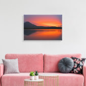 Waterloo Zonsondergang Canvas Afdruk (Insitu (Woonkamer))