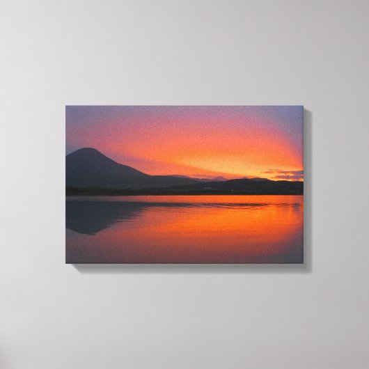 Waterloo Zonsondergang Canvas Afdruk (Voorkant)