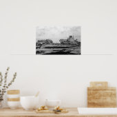 Waterloods in Astoria OF Foto Poster (Keuken)