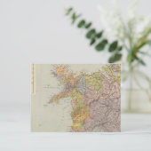 Waterloodskaart England, Wales 3 Briefkaart (Staand voorkant)