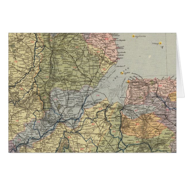 Waterloogkaart England, Wales 4 (Voorkant Horizontaal)