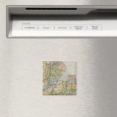 Waterloogkaart England, Wales 4 Magneet (Insitu (Vaatwasser))