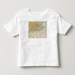 Waterloogkaart England, Wales 6 Kinder Shirts