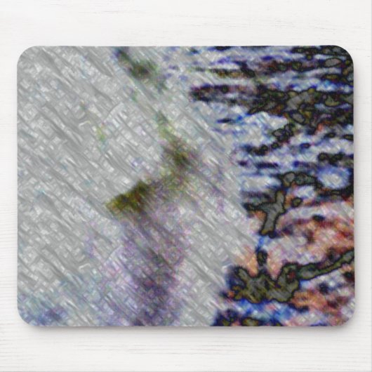 Waterlooper, digitaal abstract muismat (Voorkant)