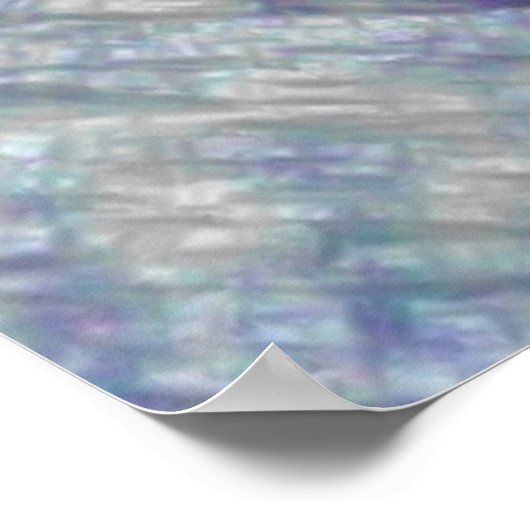 Waterlooper, digitaal abstract poster (Hoek)