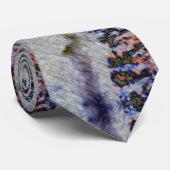 Waterlooper, digitaal abstract stropdas (Opgerold)