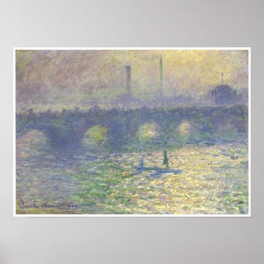 Waterloorbrug, 1899-1900 poster (Voorkant)