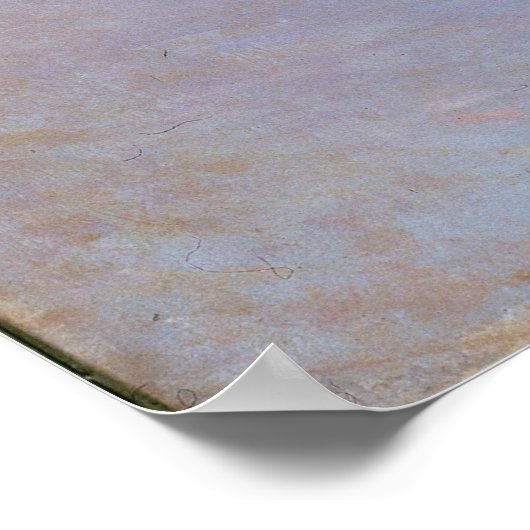 Waterloorbrug. Effect van mist Poster (Hoek)