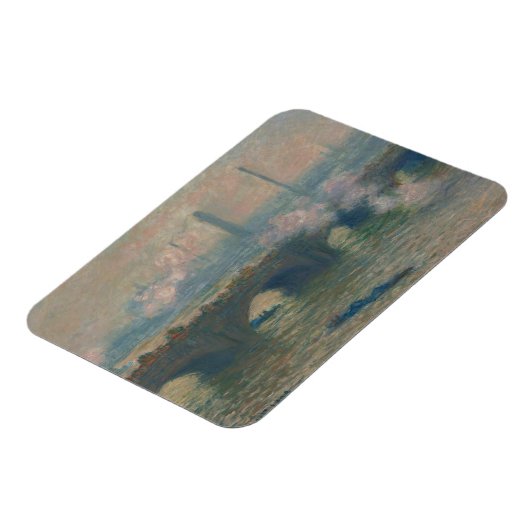 Waterloorbrug, grijze dag, 1903 (olie op doek) magneet (Linkerzijde)