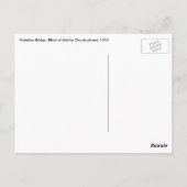 Waterloorbrug, met een mist-effect van Claude Mone Briefkaart (Achterkant)