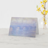 Waterloorbrug, met een mist-effect van Claude Mone Kaart (Gele Bloem)