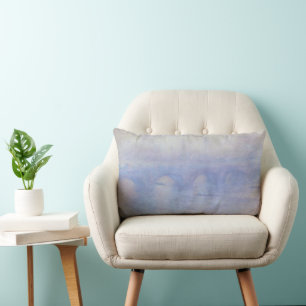 Waterloorbrug, met een mist-effect van Claude Mone Kussen