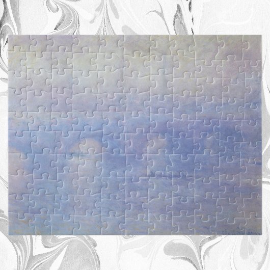 Waterloorbrug, met een mist-effect van Claude Mone Legpuzzel