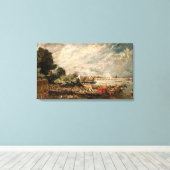 Waterloorbrug van het bovenstaande Whitehall Stair Canvas Afdruk (Insitu (Houten vloer))