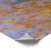 Waterloorbrug, zonlicht in de mist, poster (Hoek)