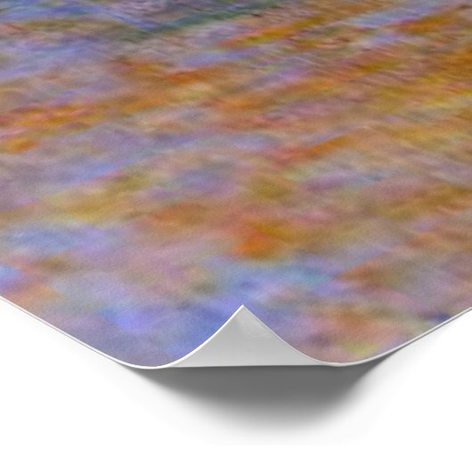 Waterloorbrug, zonlicht in de mist, poster (Hoek)