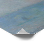 Waterloorbrug - Zonnelichteffect in Fog Monet Poster (Hoek)