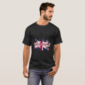 Waterlooville City Engeland Britse vlag Brits T-shirt (Voorkant volledig)